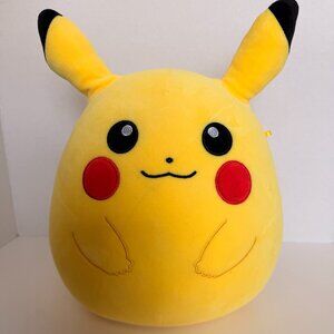 Pokémon Pikachu Plush Toy Large Yellow Pikachu Stuffed Animal Nintendo 14 inch